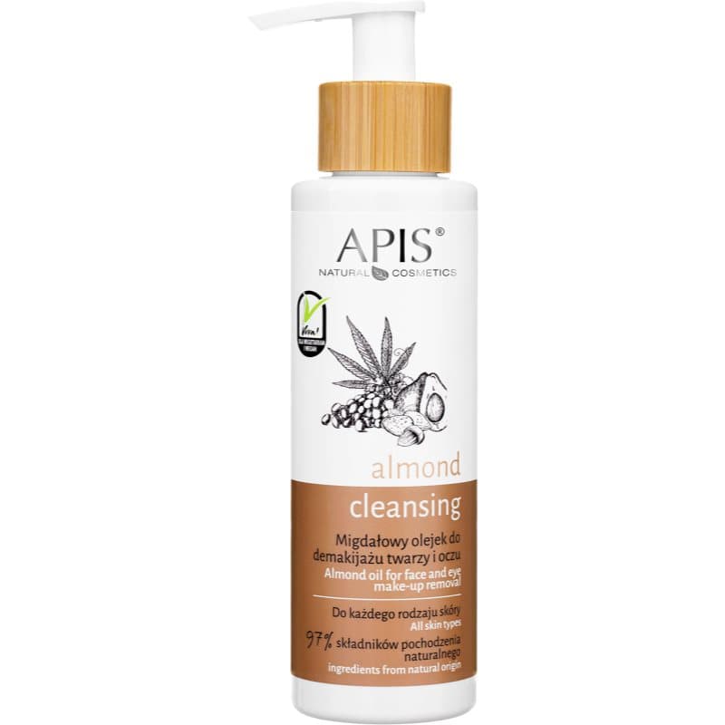 Apis Natural Cosmetics Almond Reinigende en Make-up Removing Olie 150 ml