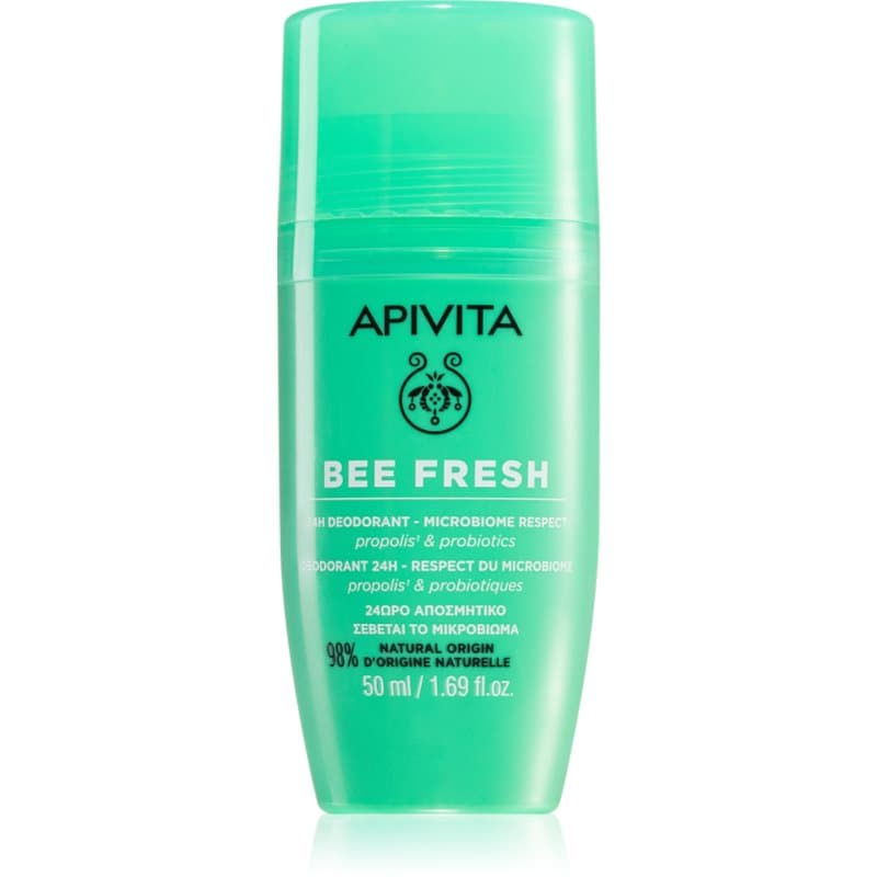 Apivita Bee Fresh Deodorant Deodorant roller tegen zweten en ongewenste geuren 50 ml