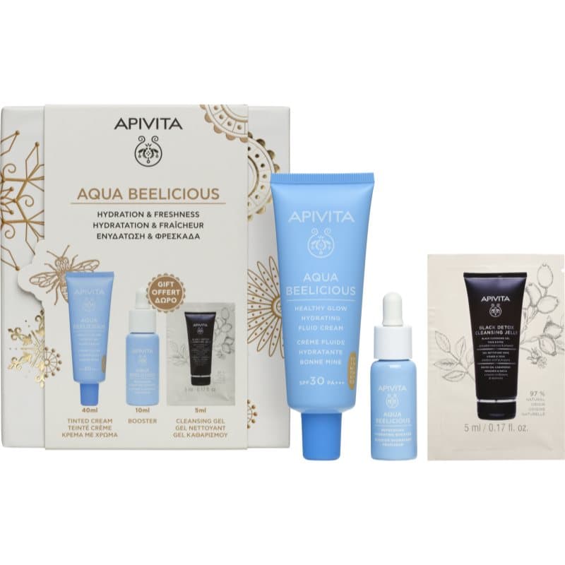 Apivita Aqua Beelicious Hydration & Natural Coverage Set kerstset voor Hydratatie en Stralende Huid
