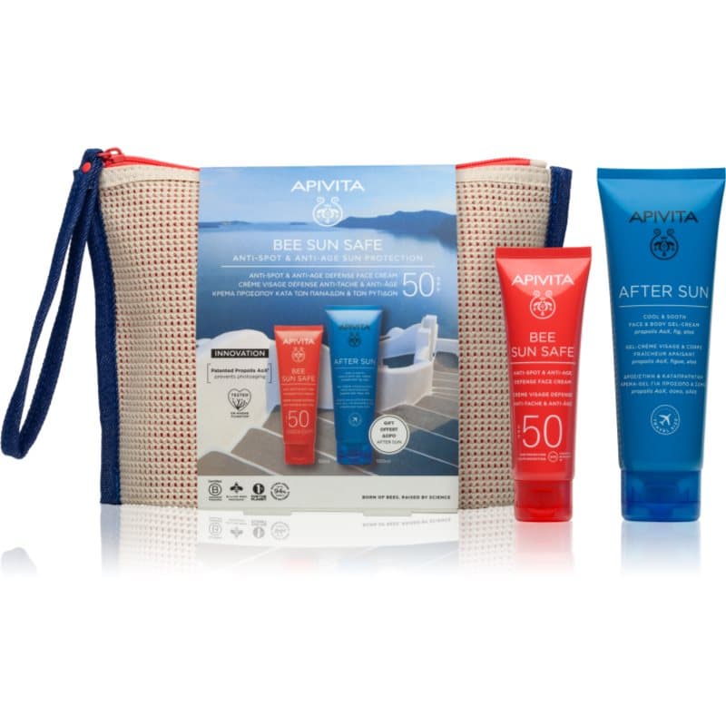 Apivita Bee Sun Safe Anti-spot & Anti-age Sun Protection set voor het Zonnen