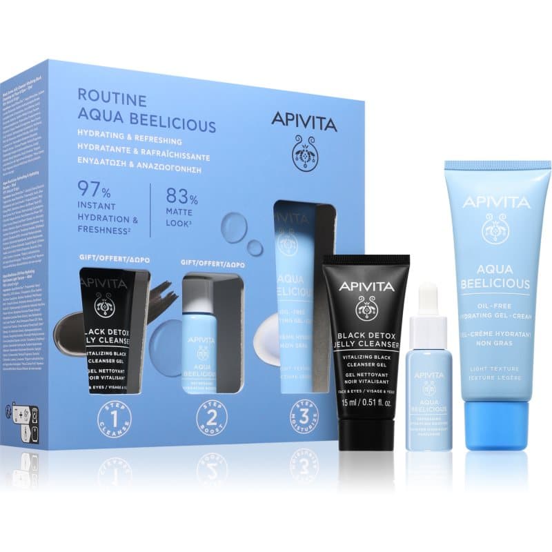 Apivita Aqua Beelicious Hydrating & Refreshing Routine Set set voor Intensieve Hydratatie van de Huid