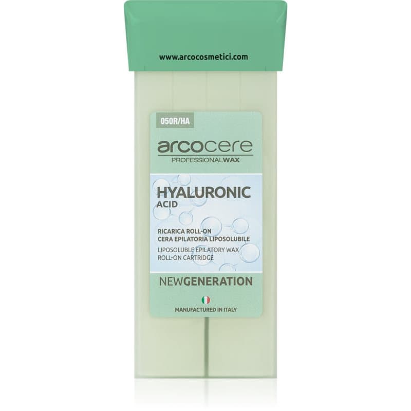Arcocere Professional Wax Hyaluronic Acid Haarverwijderingswax Roll-On Vervangende Vulling 100 ml