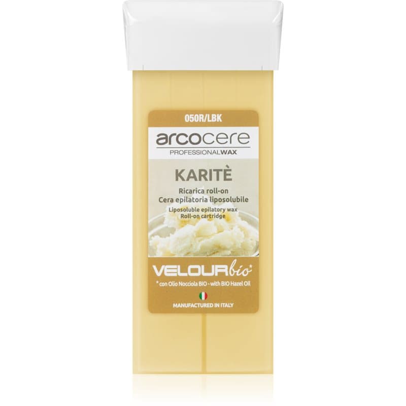 Arcocere Professional Wax Karité Haarverwijderingswax Roll-On Vervangende Vulling  100 ml
