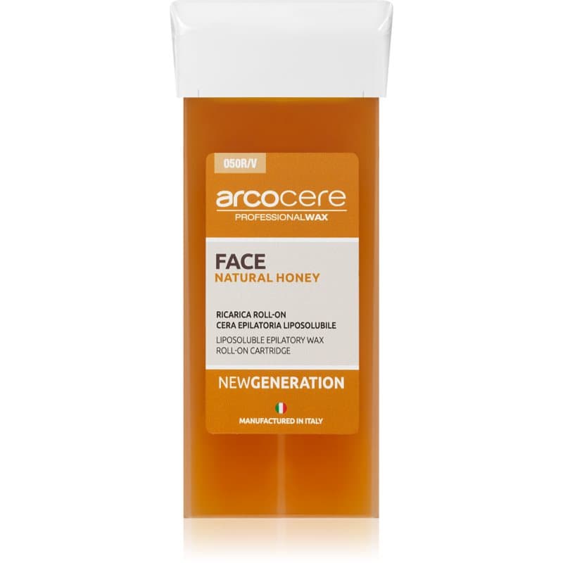 Arcocere Professional Wax Face Natural Honey Haarverwijderingswax voor het Gezicht Vervangende Vulling  100 ml