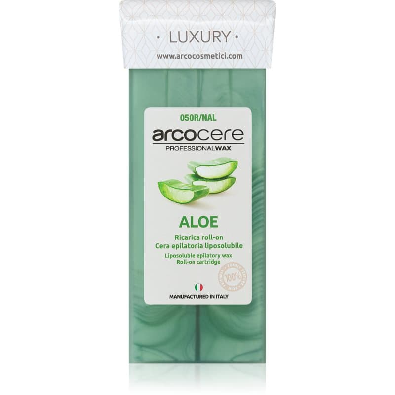 Arcocere Professional Wax Aloe Haarverwijderingswax Roll-On Vervangende Vulling 100 ml