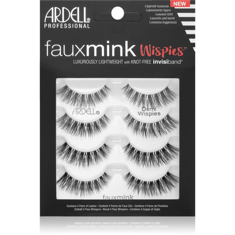 Ardell FauxMink Wispies Nepwimpers Grote Verpakking Demi Wispies 4 st