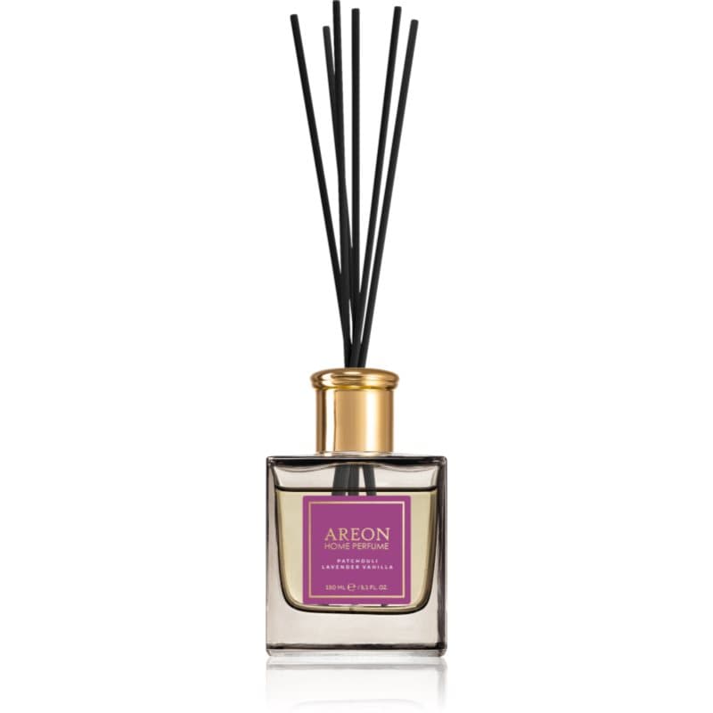 Areon Home Black Patchouli Lavender Vanilla aroma diffuser met vulling 150 ml