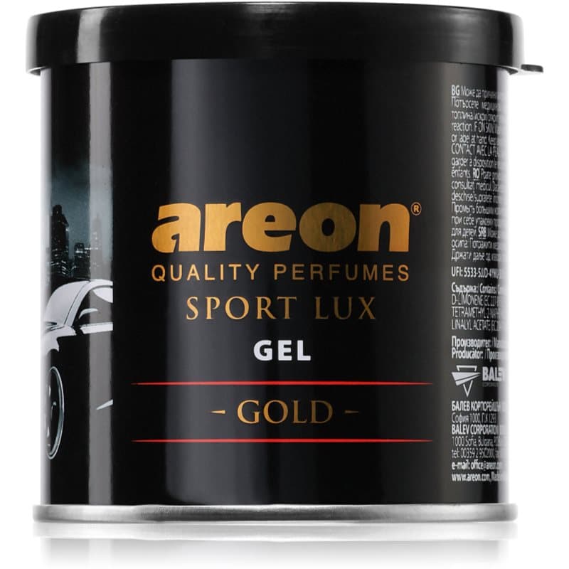 Areon Gel Sport Lux auto- en huisgeur 80 g