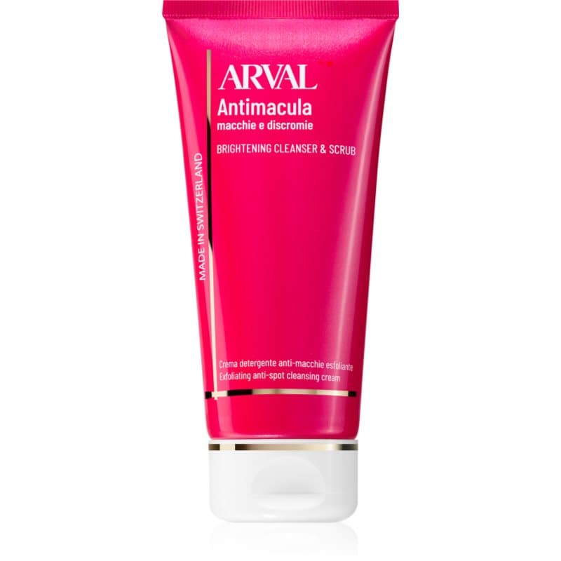 Arval Antimacula Brightening Cleanser & Scrub Reinigende Peeling Crème voor Stralende Huid 175 ml