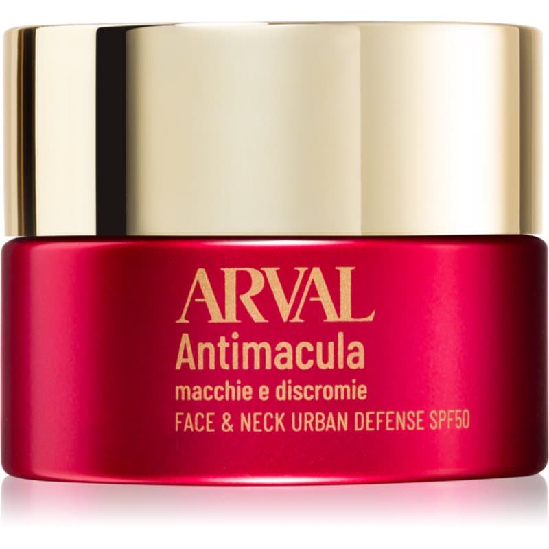 Arval Antimacula Face & Neck Urban Defense SPF50 Beschermende Crème tegen Donkere Vlekken 50 ml