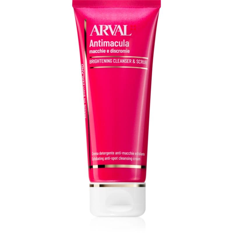 Arval Antimacula Brightening Cleanser & Scrub Reinigende Peeling Crème voor Stralende Huid 75 ml