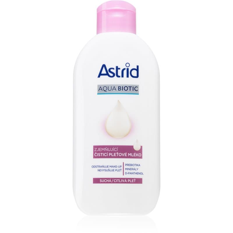 Astrid Aqua Biotic Verzachtende Reinigingsmelk voor Droge tot Gevoelige Huid 200 ml