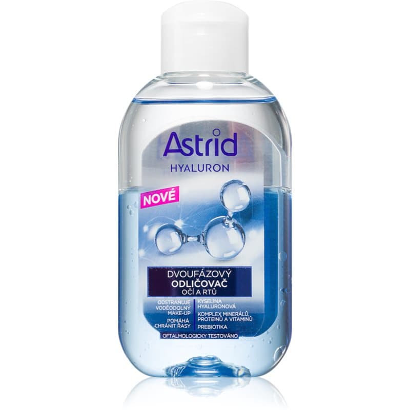 Astrid Hyaluron Twee-Fasen Make-up Remover voor Lippen en Ogen 125 ml