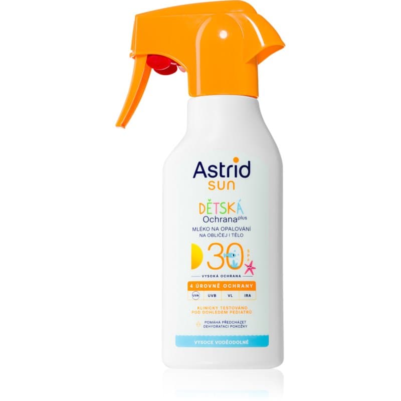 Astrid Sun Kinder Zonnebrandmelk SPF 30 in Spray 200 ml