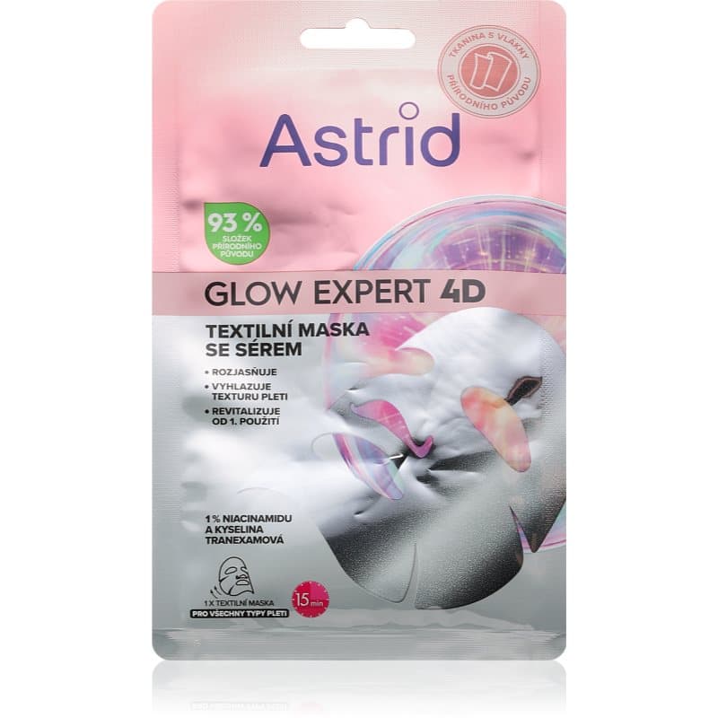 Astrid Glow Expert Cellaag Masker voor Stralende en Gladde Huid 1 st