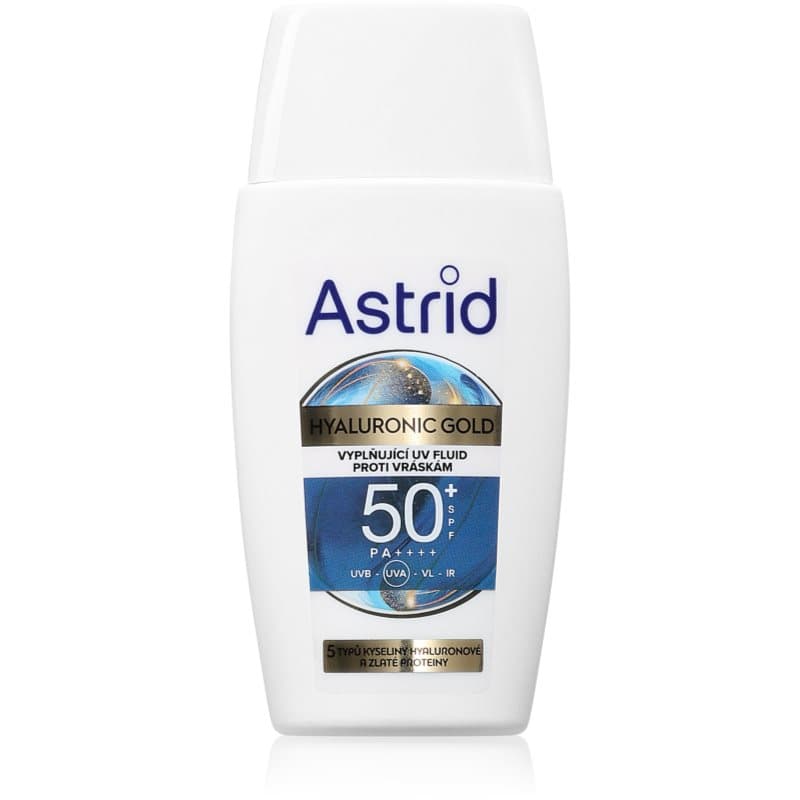 Astrid Hyaluronic Gold Beschermende Fluid SPF 50 50 ml