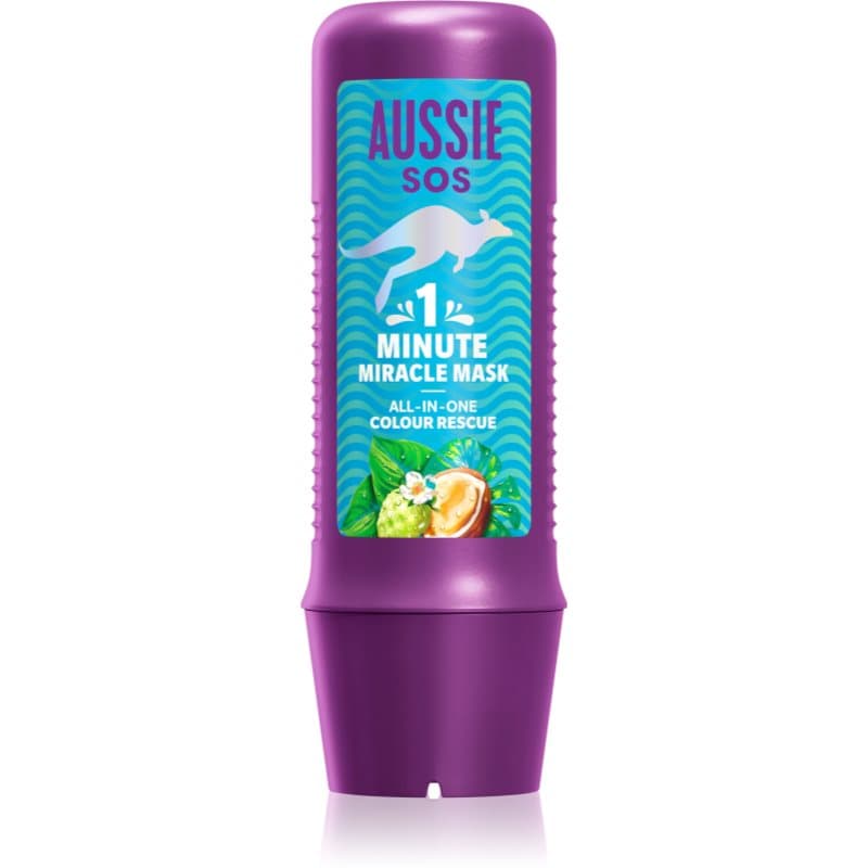Aussie 1 Minute Miracle Color Rescue Verzorgende Masker voor Gekleurd Haar 250 ml