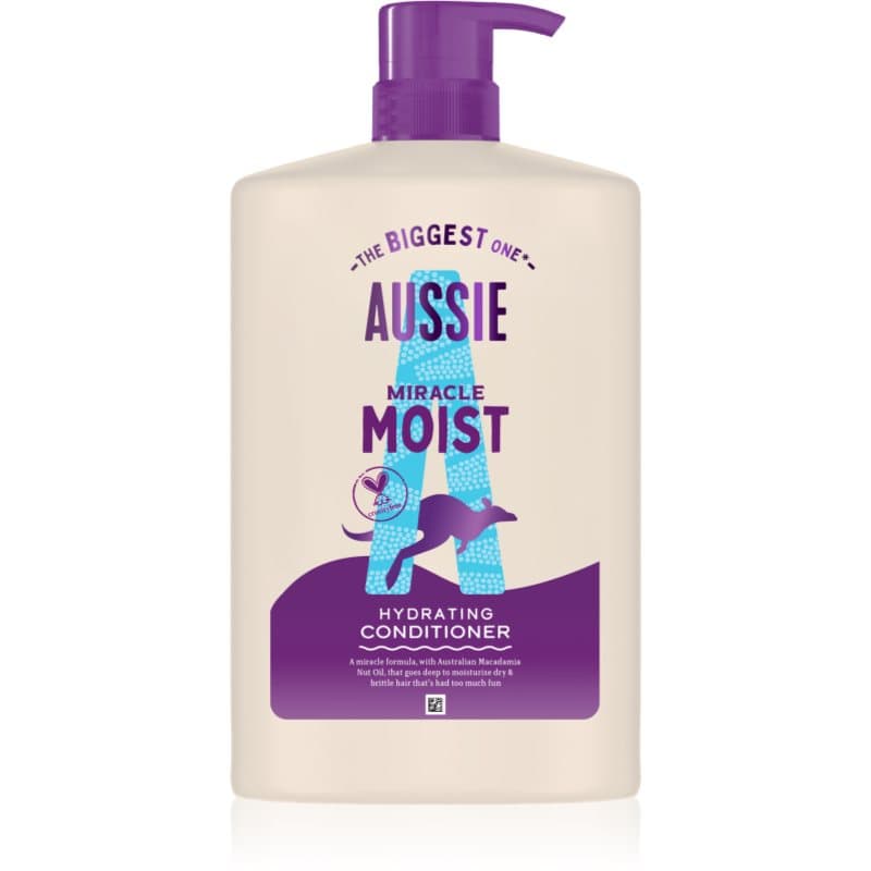 Aussie Miracle Moist Hydraterende Conditioner voor Droog en Beschadigd Haar 1000 ml