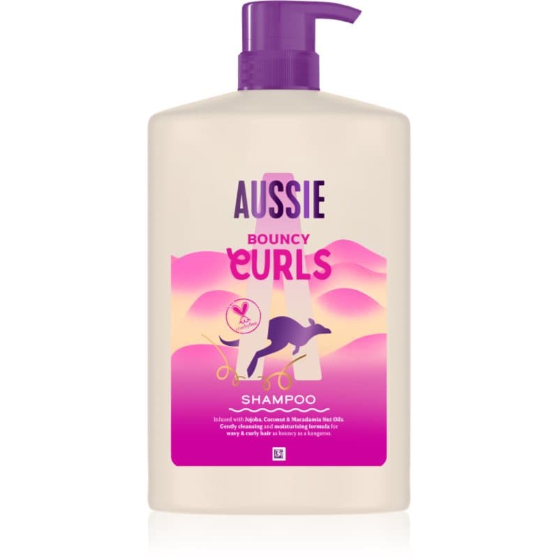 Aussie Bouncy Curls intensief hydraterende shampoo Voor Golvend en Krullend Haar 1000 ml