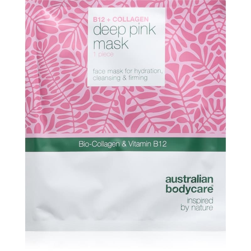 Australian Bodycare B12 + Collagen Cellaag Masker voor Hydratatie en Veerkrachtige Huid 1 st