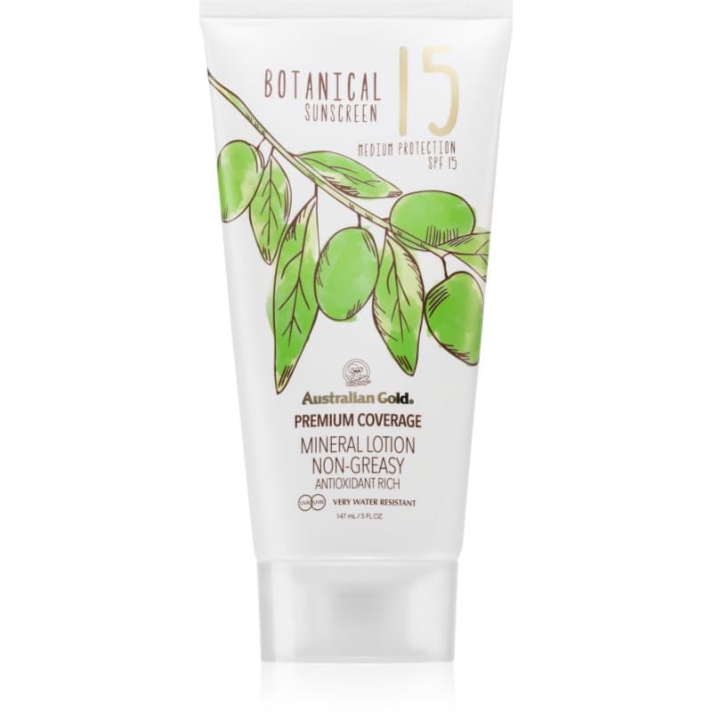 Australian Gold Botanical Beschermende Crème  voor bescherming tegen Zonnestraling SPF 15 147 ml
