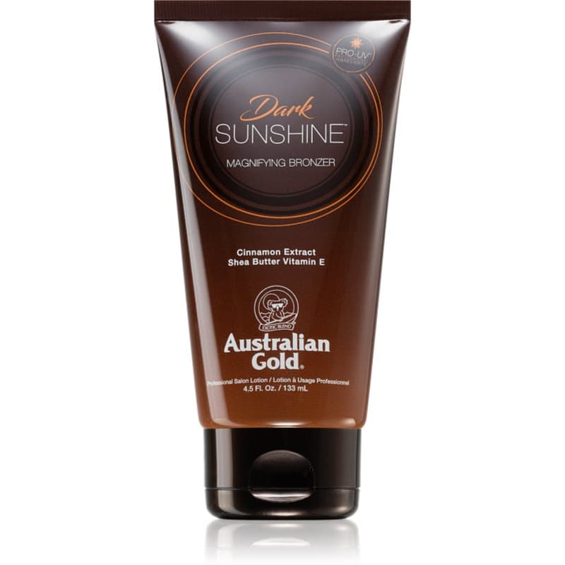 Australian Gold Dark Sunshine Bronzing Lotion voor Intensieve Bruining 133 ml