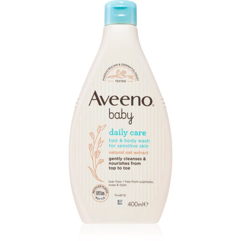 Aveeno Baby Hair&Body Wash Kids Shampoo voor haar en lichaam 400 ml