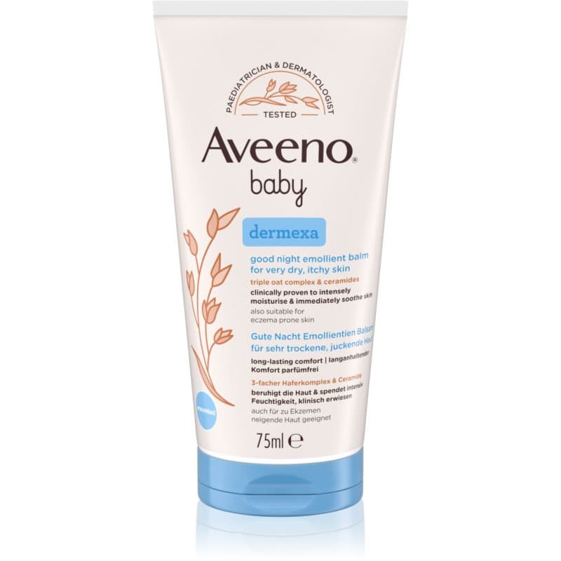 Aveeno Baby Dermexa verzachtende balsem voor een goede nachtrust 75 ml