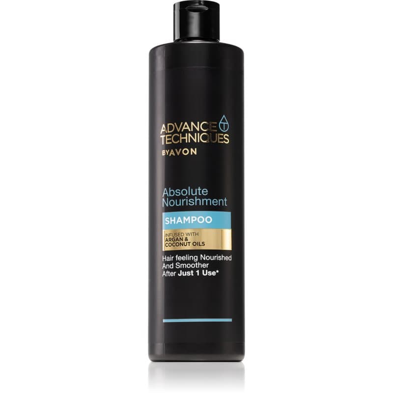 Avon Advance Techniques Absolute Nourishment Voedende Shampoo met Marokkaanse Arganolie  voor Alle Haartypen 400 ml