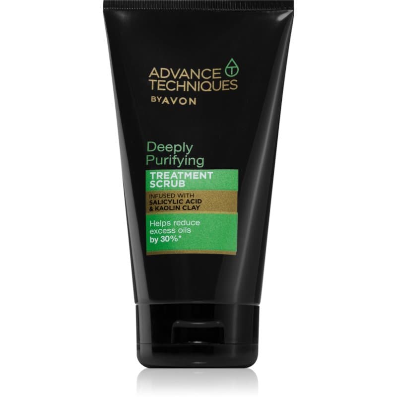 Avon Advance Techniques Deeply Purifying Dieptereinigende Peeling voor Vet Haar 150 ml