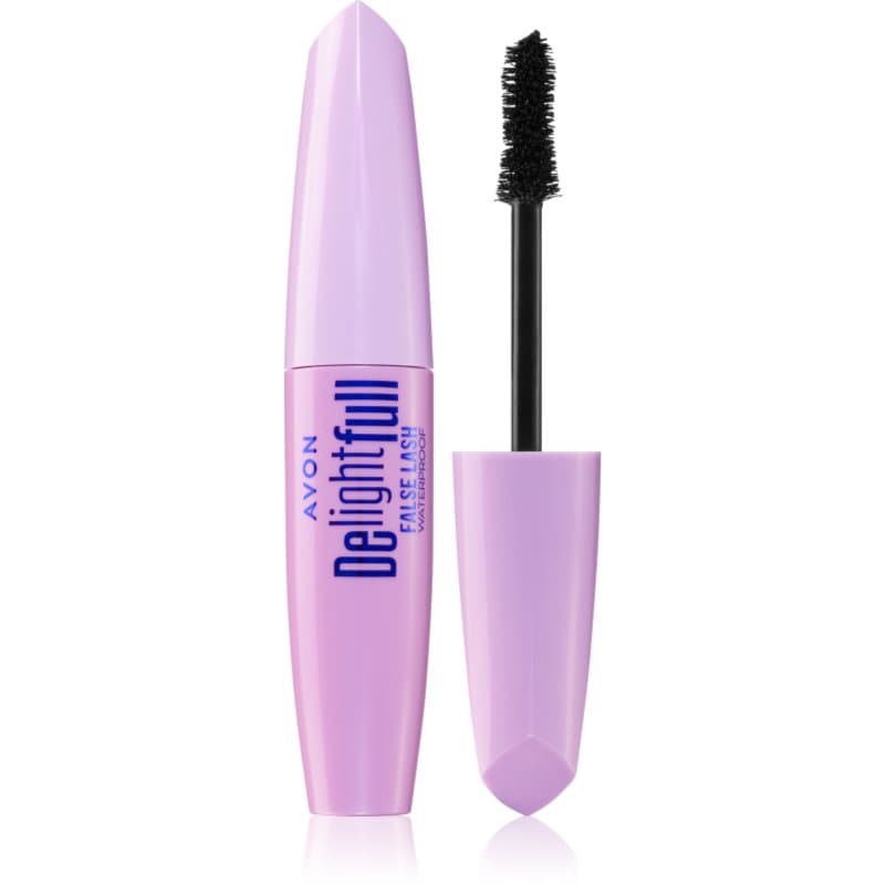 Avon DelightFull False Lash waterproof verlengende mascara Tint Blackest Black 10 ml