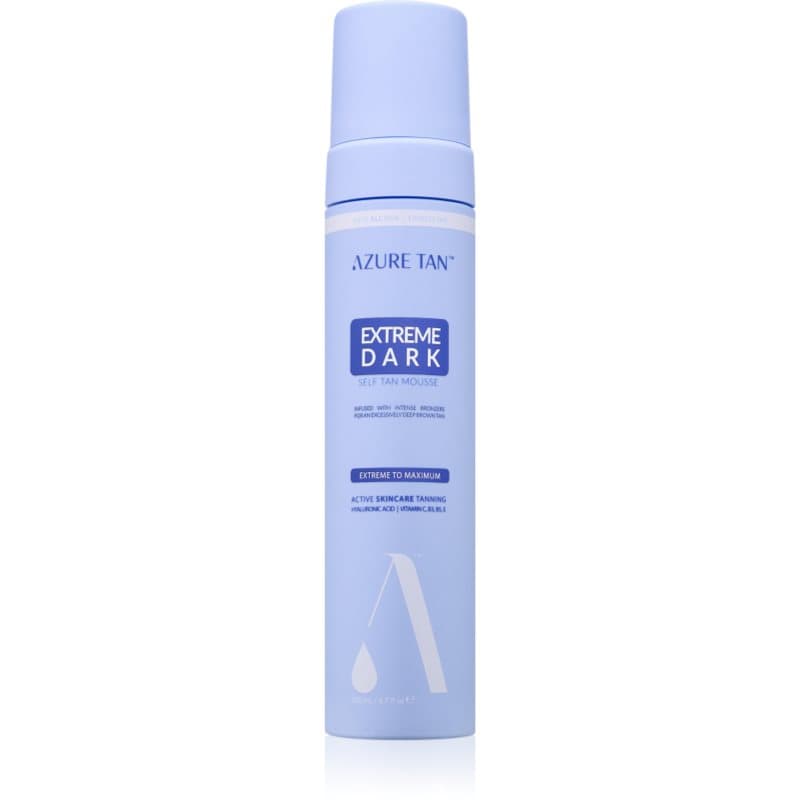 Azure Tan Extreme Dark Zelfbruinende Schuim Tint Extreme To Maximum 200 ml