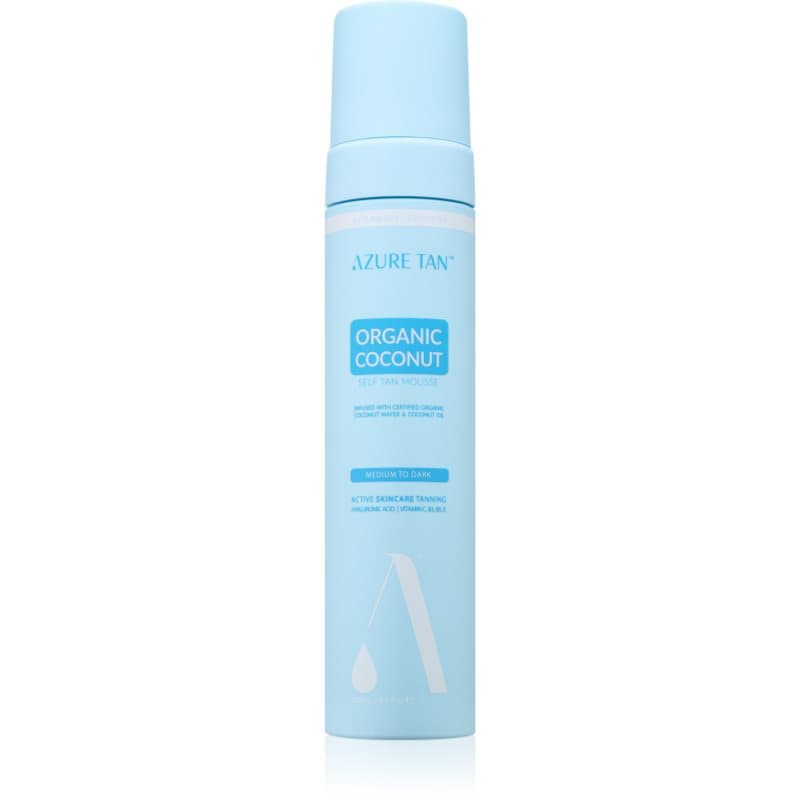 Azure Tan Organic Cocunat Zelfbruinende Schuim Tint 200 ml