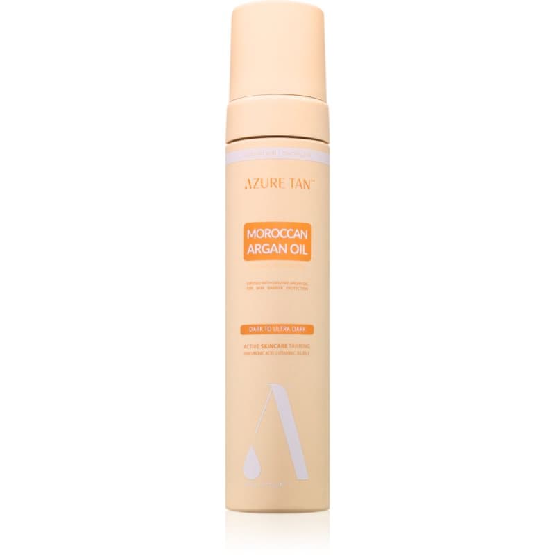 Azure Tan Maroccan Argan Oil Zelfbruinende Schuim Tint Dark To Ultra Dark 200 ml