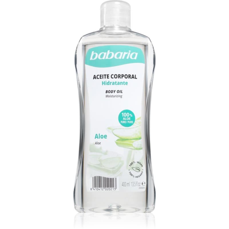 Babaria Aloe Vera Hydraterende Body Olie  met Aloe Vera 400 ml