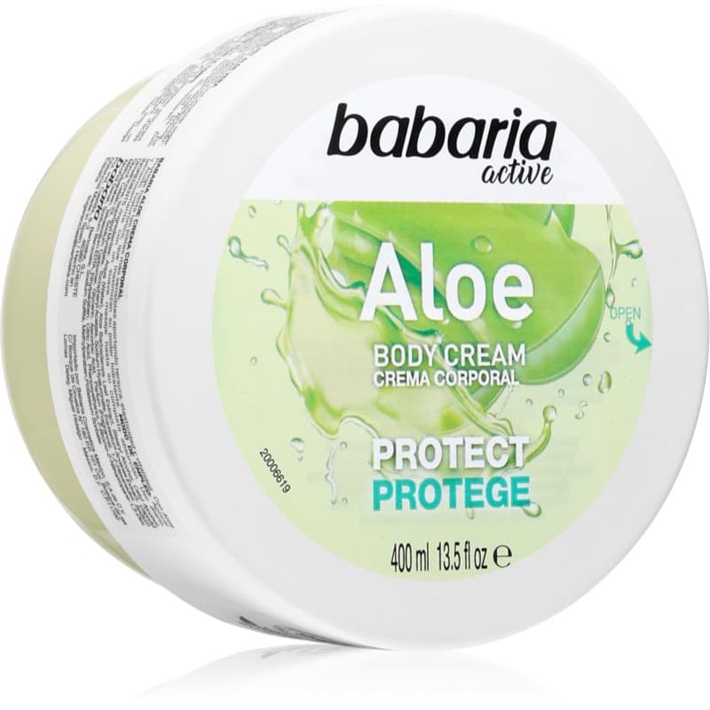 Babaria Aloe Vera Hydraterende Bodycrème voor Gevoelige Huid 400 ml