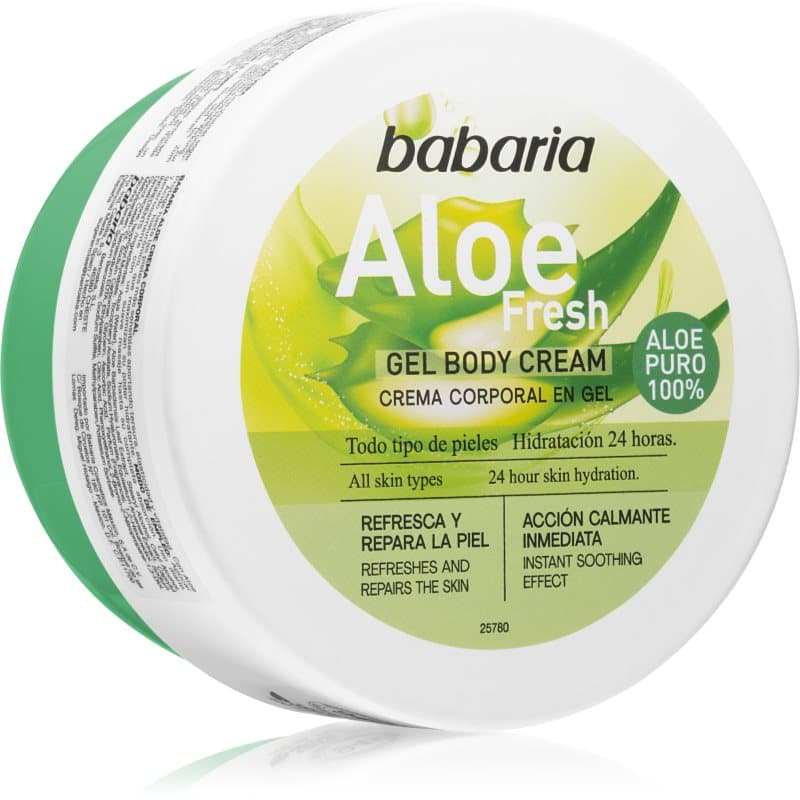 Babaria Aloe Vera hydraterende bodygel voor Alle Huidtypen 400 ml