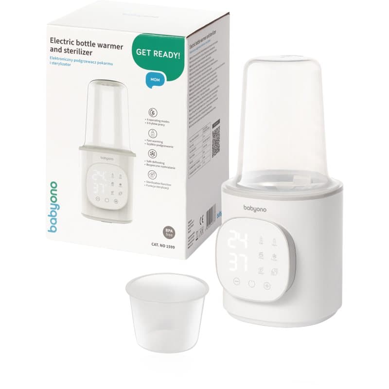 BabyOno Electric Bottle Warmer and Sterilizer multifunctionele babyflessenwarmer 1 st