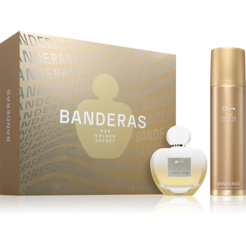 Banderas Her Golden Secret Gift Set voor Vrouwen 1 st