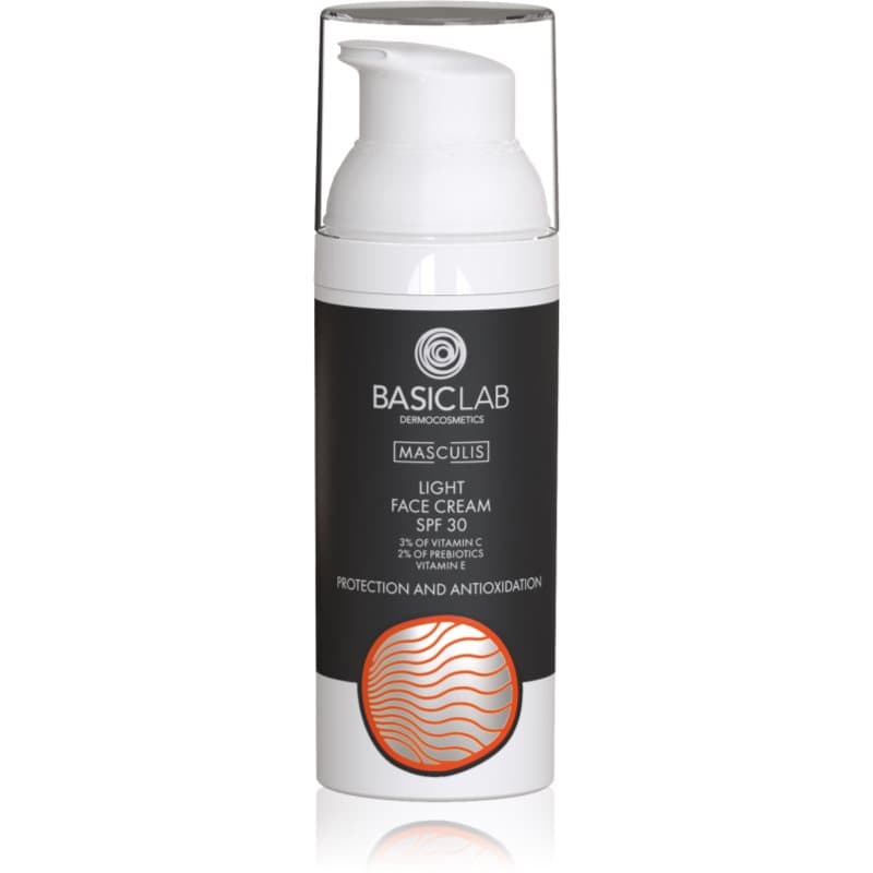 BasicLab Dermocosmetics Masculis Lichte Dagcrème voor Mannen SPF 30 50 ml