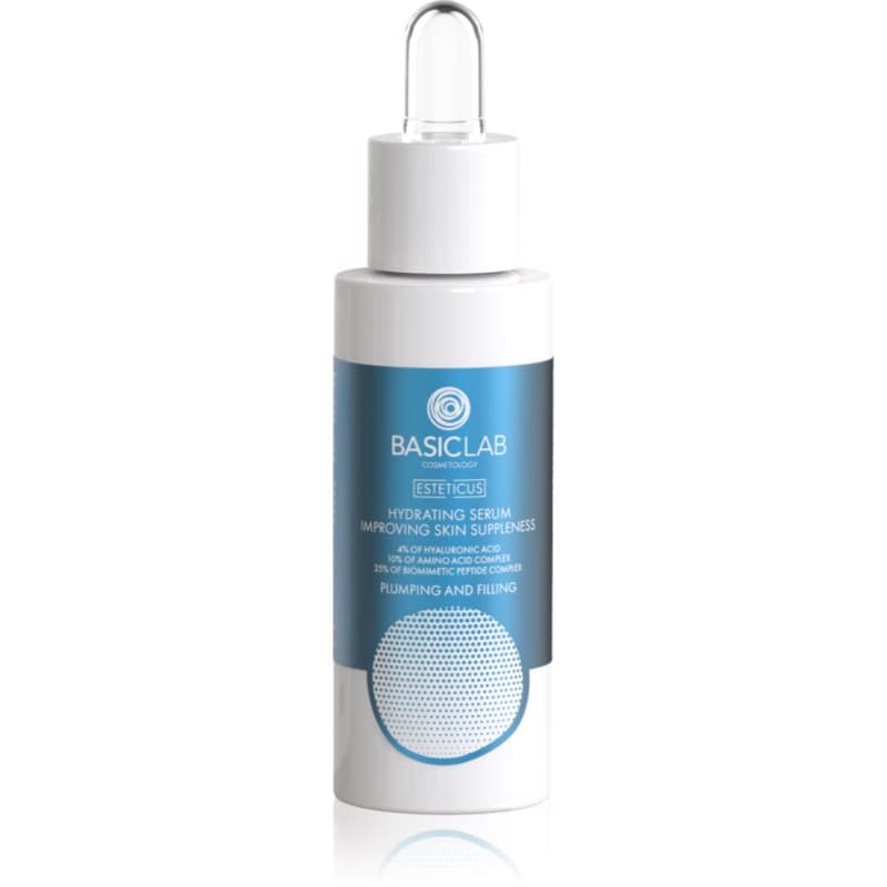 BasicLab Cosmetology Esteticus Vullende Serum met Hydraterende Werking 4% Hyaluronic Acid 30 ml