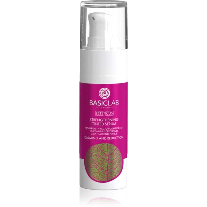 BasicLab Cosmetology Esteticus getint serum tegen een rode huid 15% Growth Factor Complex EGF 30 ml