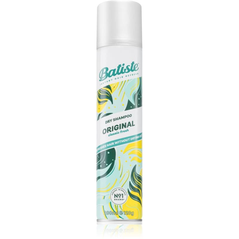 Batiste Original Droog Shampoo voor Absorbatie van Overtollig Vetaanmaak en voor Fris Haar 200 ml