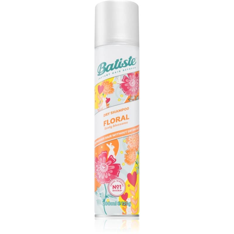 Batiste Floral Lively Blossoms Droog Shampoo voor Alle Haartypen 200 ml