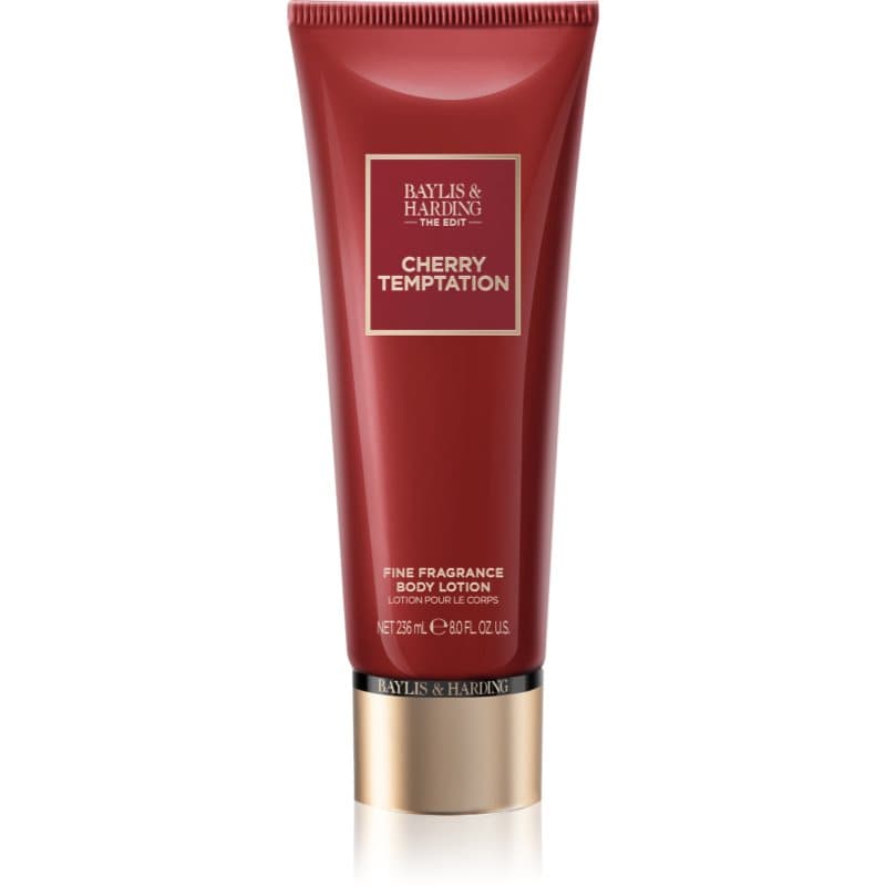 Baylis & Harding The Edit Cherry Temptation geparfumeerde bodymilk voor Vrouwen Cherry, Jasmin & Sandalwood 236 ml