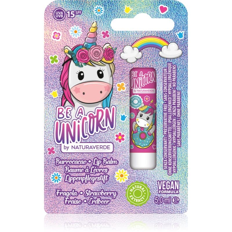 Be a Unicorn Naturaverde Lip Balm Lippenbalsem voor Kinderen 1 st