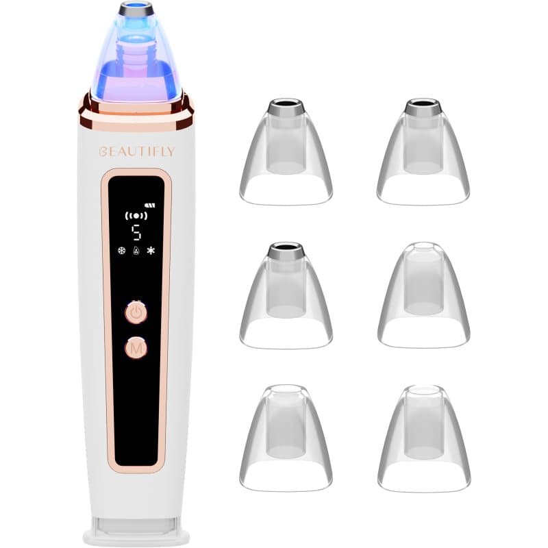Beautifly B-Derma Ice vacuum gezichtsreiniger voor warme en koude therapie 1 st