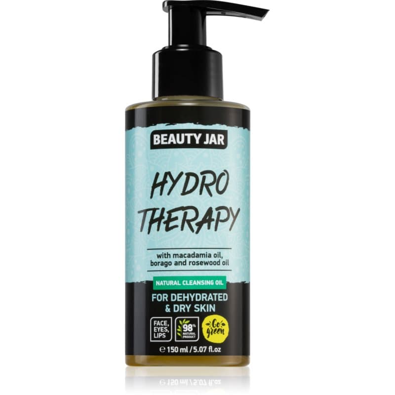 Beauty Jar Hydro Therapy Voedende Reinigingsolie voor Gedehydrateerde Droge Huid 150 ml