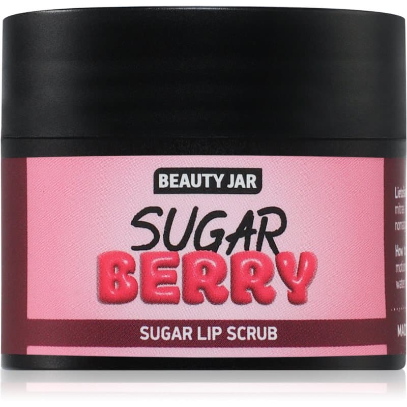 Beauty Jar Berry Sugar Lippen Peeling met Cacao Butter en Vitamine E 15 ml
