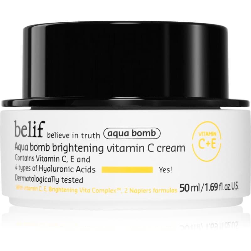 belif Aqua Bomb Brightening Vitamin C Cream Verhelderende Crème met Hydraterende Werking 50 ml